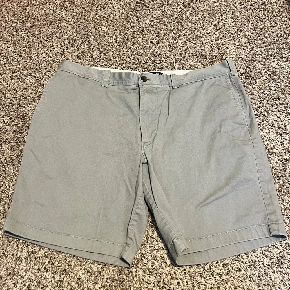 J. Crew Mercantile Flex‎ Shorts Gray Chino Casual Size 38
